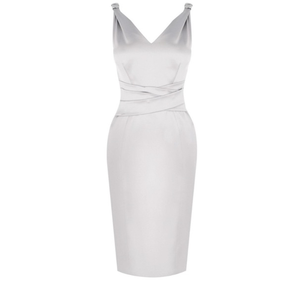 karen millen silver dress